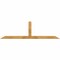 Ekena Millwork Portland Rough Sawn Timber Gable Bracket, Western Red Cedar, 84"W x 24"H x 2"D x 4"F, 7/12 Pitch GBW084X24X0204POR00RWR - alternate 1